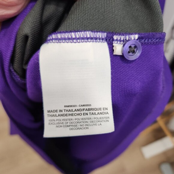 Nike NFL Equipment Minnesota Vikings Team Polo, Small - Picture 8 of 9